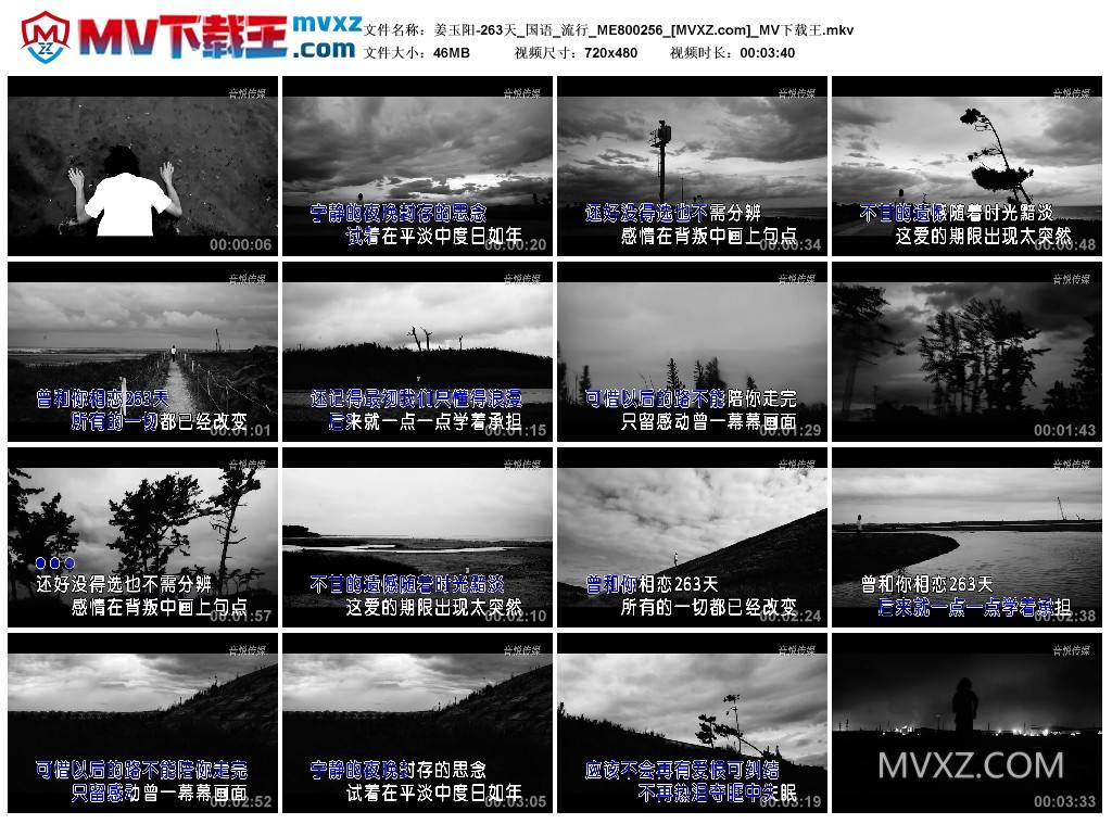 姜玉阳-263天_国语_流行_ME800256